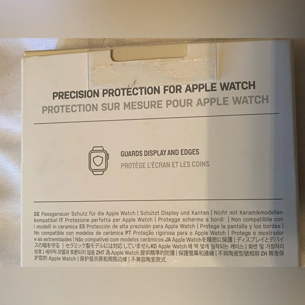 Black Exo Edge OtterBox Apple Watch Protection Cover
